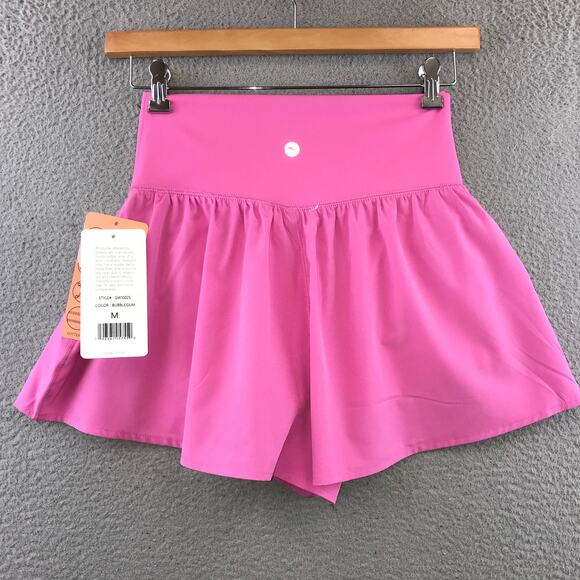 New X by Gottex pink mini skirt lined in pink size M - Picture 2 of 12
